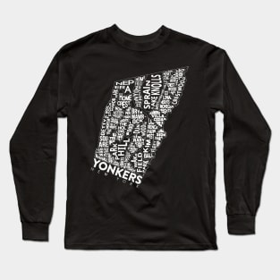 Yonkers Neighborhoods Long Sleeve T-Shirt